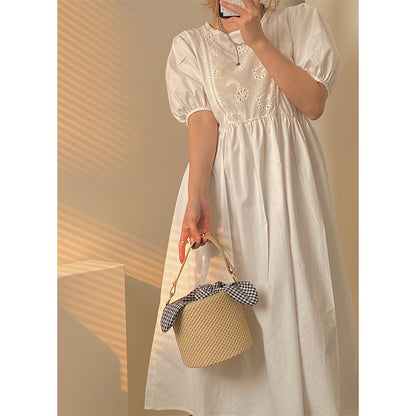 Women's Summer All-Match Bucket Straw Bag