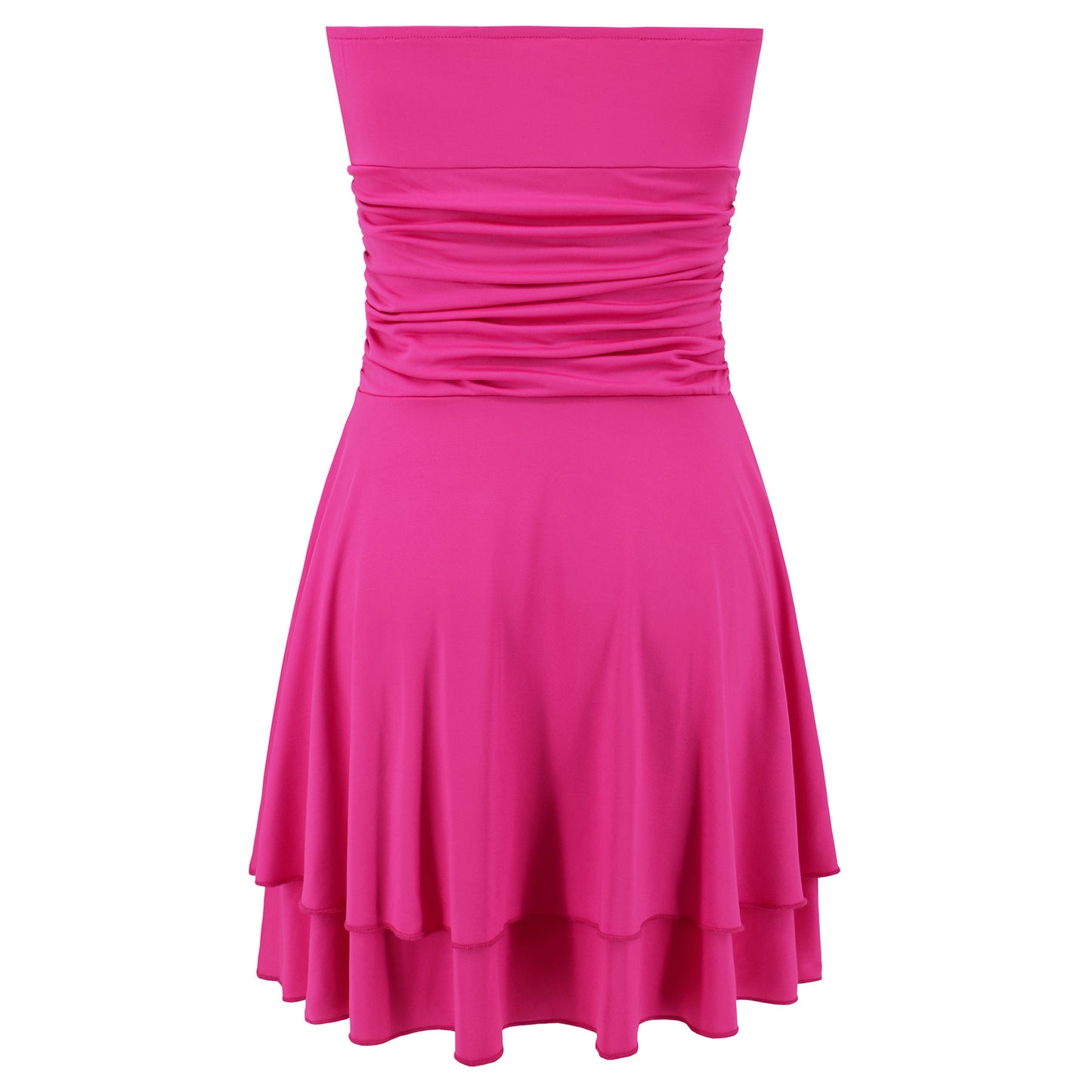 Women's Summer Ruffle Tube Party Dress